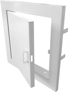 Drzwiczki rewizyjne białe 15x15 wyczystka kominek - Akcesoria do wentylacji i klimatyzacji - miniaturka - grafika 2