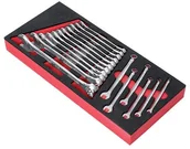 Klucze i nasadki - FACOM Moduł 17 kluczy oczkowo-płaskich OGV 6-24 mm MODM.440-1 - miniaturka - grafika 1