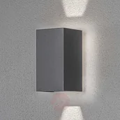 Lampy ogrodowe - Konstmide Kinkiet zewnętrzny LED Cremona z podświetleniem - miniaturka - grafika 1