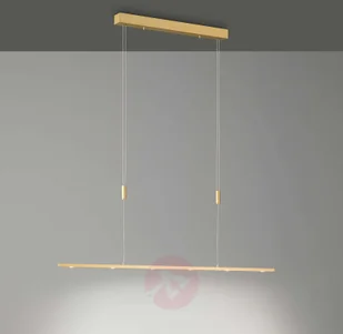 LUCANDE Lucande Tolu lampa wisząca LED, mosiądz, 119 cm - Lampy sufitowe - miniaturka - grafika 2