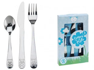 ARTYKUŁY AGD H Sztućce Dla Dzieci Stal Nierdz. 2 Kolor KOO000126 - Sztućce dla dzieci - miniaturka - grafika 3