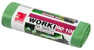 Worki biodegradowalne 60Lx10szt odpady zmieszane - Worki na śmieci - miniaturka - grafika 2