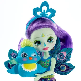 Mattel ENCHANTIMALS Lalka+zwierzątko PATTER PEACOCK & FLAP DVH87-5 - Lalki dla dziewczynek - miniaturka - grafika 3