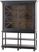 Kredensy - Dekoria Kredens Rimir 160x50x220 old black & natural 160x50x220cm 006-568 - miniaturka - grafika 1