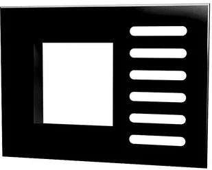 Alveus Maskownica do okapów Czarny - Akcesoria i części do okapów - miniaturka - grafika 2