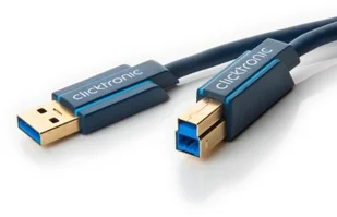 Clicktronic Kabel USB 3.0 70092 [1x Złącze męskie USB 3.0 A 1x Złącze męskie USB 3.0 B] 1.80 m niebieski - Kable USB - miniaturka - grafika 2