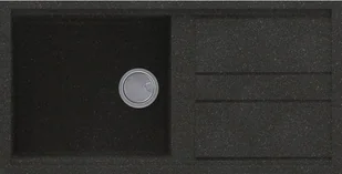 Elleci Zlew Elleci BEST 480 Kuro KERATEK LKB48086 - Zlewy i komory gospodarcze - miniaturka - grafika 5