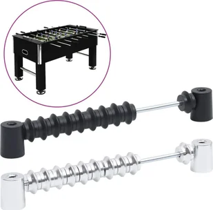 vidaXL Liczniki do gry w piłkarzyki 2 szt. srebrny i czarny - Piłkarzyki - miniaturka - grafika 8