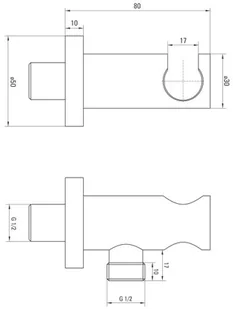 Deante NAC 554K CASCADA CHILI INOX PRZYŁĄCZE KĄTOWE WĘŻA - Akcesoria do armatury i ceramiki - miniaturka - grafika 4