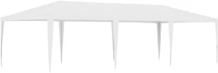 vidaXL Namiot imprezowy, 4 x 9 m, biały 48500 - Pawilony ogrodowe - miniaturka - grafika 2