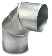 Akcesoria grzewcze - TROTEC Rura spalinowa, luk 90°, 120 mm - miniaturka - grafika 1