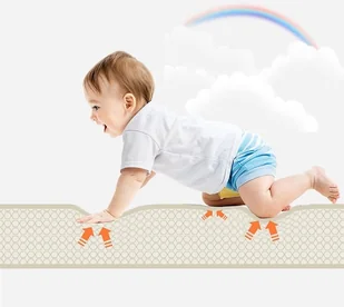 Mamaburm Dwustronna mata piankowa XXL - składana 1 CM (las z misiem i koniki) MATA SKLADANA R04 - Maty piankowe - miniaturka - grafika 8