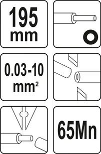 YATO LEKKI AUTOMATYCZNY ŚCIĄGACZ IZOLACJI 0.03-10 MM2 - Kombinerki i obcęgi - miniaturka - grafika 4