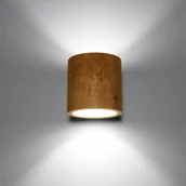 Lampy ścienne - Sollux Lighting Lampa ścienna Ara jako walec z drewna - miniaturka - grafika 1