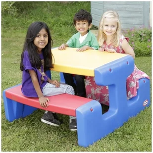 Little Tikes Stolik Junior Picnic Table - Primary - Place zabaw - miniaturka - grafika 3