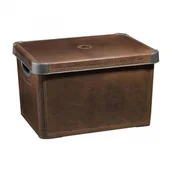 Pojemniki na zabawki - Curver Pojemnik Decos Stockholm, L, skóra - miniaturka - grafika 1