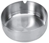 Trafika - Equinox 502711 popielniczka ze stali nierdzewnej, posrebrzany, 9,80 x 9,80 x 3,5 cm 502711 - miniaturka - grafika 1