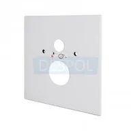 Stelaże i zestawy podtynkowe do WC - 9.650.100 TECElux - dolna obudowa szklana do standardowego WC, SZKŁO BIAŁE - miniaturka - grafika 1