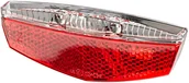Lampki rowerowe - XLC Bagażnik, Reflektor tylny LED ,z odblaskiem,, kompatybilny z e-rowerami, 2021 Lampki tylne na dynamo 2500240100 - miniaturka - grafika 1