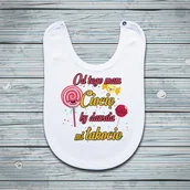 Śliniaki i fartuszki - Poczpol Od tego mam CIOCIĘ by dawała mi łakocie - śliniak 42239-uniw - miniaturka - grafika 1