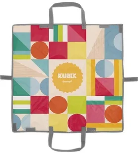 Janod Klocki drewniane z matą do zabawy 40 szt. JND3700217380748 - Klocki - miniaturka - grafika 4