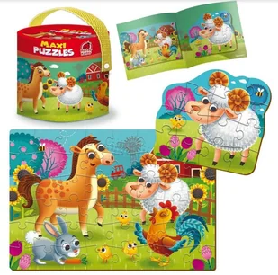 Roter Kafer Maxi puzzle 2w1 Farma - Puzzle - miniaturka - grafika 3