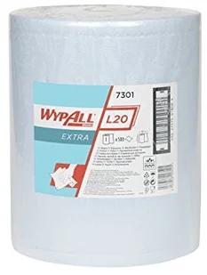 Kimberly-Clark Czyściwo włókninowe w rolce Kimberly Clark WYPALL L20 EXTRA makulatura niebieskie 7301 - Ręczniki papierowe - miniaturka - grafika 2