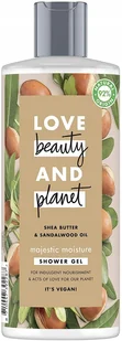 Love, Beauty + Planet Love Beauty And Planet Majestic Moisture żel pod prysznic, do suchej skóry, masło shea i olejek z drzewa sandałowego, bez parabenów, 1 sztuka (400 ml) - Kosmetyki do kąpieli - miniaturka - grafika 2