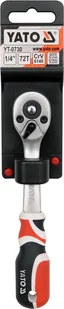 Yato grzechotka wygięta 1/4 YT-0730 - Klucze i nasadki - miniaturka - grafika 6