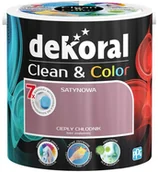 Farby wewnętrzne - Dekoral Satynowa farba lateksowa Clean&Color ciep$255y ch$256odnik 2 5 l 00398966 - miniaturka - grafika 1