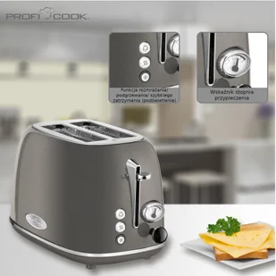 Profi Cook PC-TA 1193 Szary - Tostery - miniaturka - grafika 7