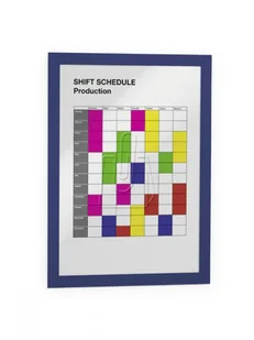 Durable rama magnetyczna Maga Frame, niebieski DIN A4 489907 - Ramki na zdjęcia - miniaturka - grafika 3