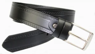 Arucce (PL) Pasek Skórzany Męski ARUCCE (PL) CZARNY "TRÓJKĄTY" 30 mm Skóra Naturalna DW EXTRA - Paski Arucce (PL) Pasek Skórzany Męski ARUCCE (PL) CZARNY "TRÓJKĄTY" 30 mm Skóra Naturalna DW EXTRA - Paski - miniaturka - grafika 3