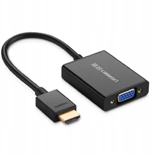 Ugreen MM102 Adapter Hdmi do Vga z audio (czarny) - Adaptery i przejściówki - miniaturka - grafika 3