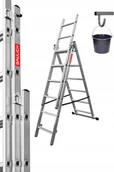 Drabiny - Drabina aluminiowa 3x6 Baulich 150 kg + Gratis - miniaturka - grafika 1