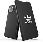 Etui i futerały do telefonów - Adidas OR Booklet Case BASIC iPhone 13 6,1" czarno biały/black white 47086 hurtel-89581-0 - miniaturka - grafika 1