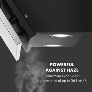 Klarstein CGCH2-SilverLining90 - Okapy kuchenne - miniaturka - grafika 8