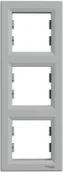 Klawisze i ramki - Schneider Electric Schneider Asfora Ramka 3-krotna pionowa ALUMINIUM EPH5810361 EPH5810361 - miniaturka - grafika 1