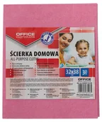 Ściereczki, gąbki, czyściki - OFFICE PRODUCTS Ścierka domowa OFFICE PRODUCTS wiskoza 70% gr 80g/mkg 32x38 cm 3 szt mix kolorów - miniaturka - grafika 1