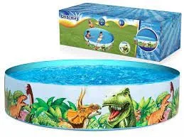 Bestway Basen rozporowy Dinosaurous 183 x 38 cm - Baseny ogrodowe - miniaturka - grafika 2