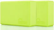 Klocki do jogi - Majestic Sport Kostka do jogi Majestic Yoga zielona GVE5012/G - miniaturka - grafika 1
