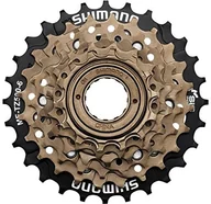 Kasety rowerowe - Shimano MF-TZ500 kaseta 6S brązowa/czarna 2018 kaseta MFTZ5006428_Gris - miniaturka - grafika 1