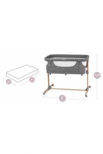Momi MoMi Smart Bed łóżeczko 4w1 5Y40B8 5Y40B8 SAM  One size - Łóżeczka i kojce - miniaturka - grafika 9