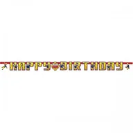 Urodziny dziecka - Amscan Baner z motywem Strazak Sam 2017 180x15cm 9902180 - miniaturka - grafika 1