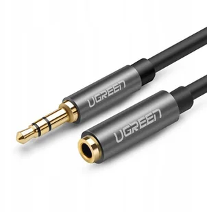UGREEN Ugreen kabel (przedłużka) ze złączem jack 3,5 mm na gniazdo 3,5 mm, złocone złącza, wysokiej jakości obudowa z aluminium, kompatybilny z iPhonem, iPadem oraz smartfonami/tabletami - Akcesoria do słuchawek - miniaturka - grafika 4