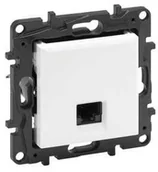 Gniazdka elektryczne - Legrand Gniazdo teleinformatyczne Niloe Step 863161 RJ45 kat 6 FTP pojedyńcze białe - miniaturka - grafika 1