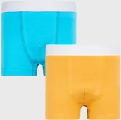 Majtki dla dzieci - GARNA MAMA sp. z o.o. 2 PACK niebiesko-żółtych chłopięcych bokserek Basic - miniaturka - grafika 1