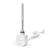 Zawory i kraniki - WARMTEC Grzałka do grzejnika łazienkowego 600W Warmtec NEX biała z programatorem NEX-600-B - miniaturka - grafika 1