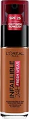 Podkłady do twarzy - Fresh L'Oréal Paris L'Oréal Paris Infaillible 24H Wear Make-up 365 Deep Golden, wysoka siła krycia, długo utrzymująca się, wodoodporna, oddychająca, 30 ml - miniaturka - grafika 1