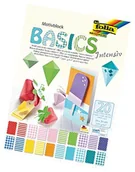 Zabawki kreatywne - folia folia 48249 - blok z motywem Basics Intensiv, 20 arkuszy, ok. 24 x 34 cm 48249 - miniaturka - grafika 1